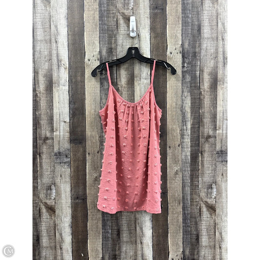 Top Sleeveless By Cmf In Mauve, Size: S