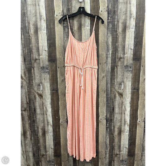 Jumpsuit By Splendid In Peach, Size: M