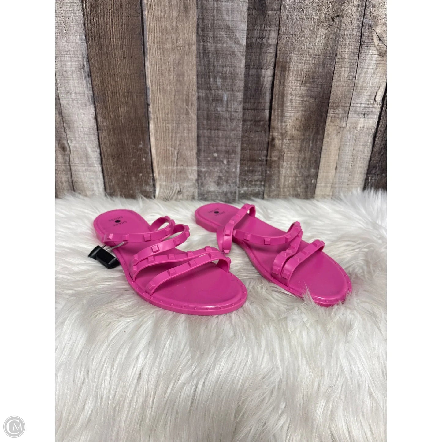 Sandals Flats By Shade & Shore In Pink, Size: 9
