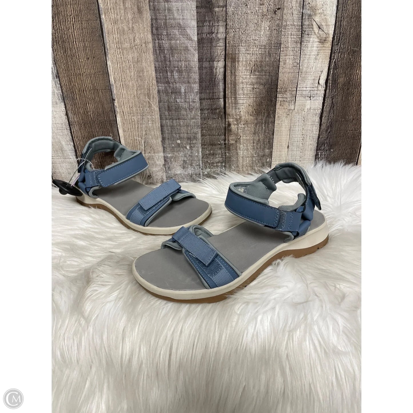 Sandals Flats By Rockport In Blue, Size: 8.5