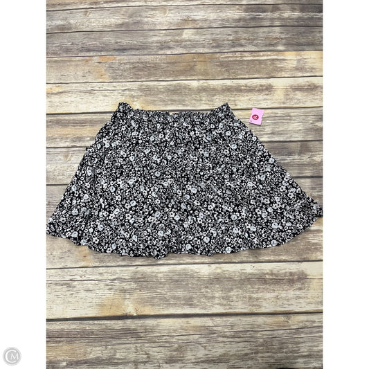 Skirt Mini & Short By Laundry In Black & White, Size: M