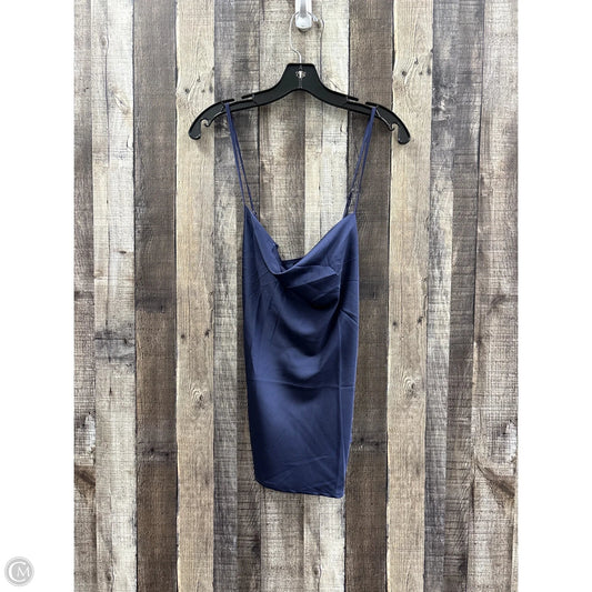 Top Sleeveless By Ekouaer In Navy, Size: M