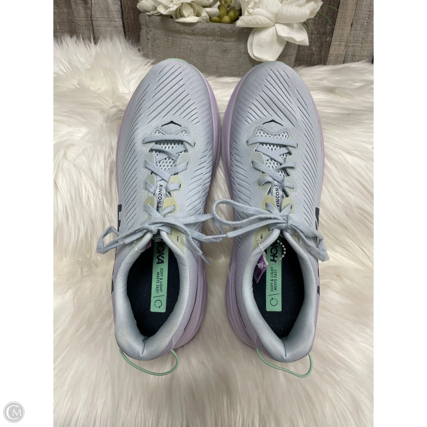 Shoes Athletic By Hoka In Grey, Size: 10
