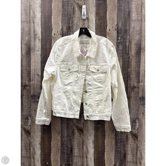 Jacket Denim By Sanctuary In Cream, Size: Xxl