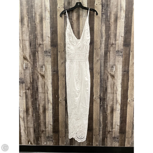 Dress Casual Maxi By Future Collective In White, Size: L