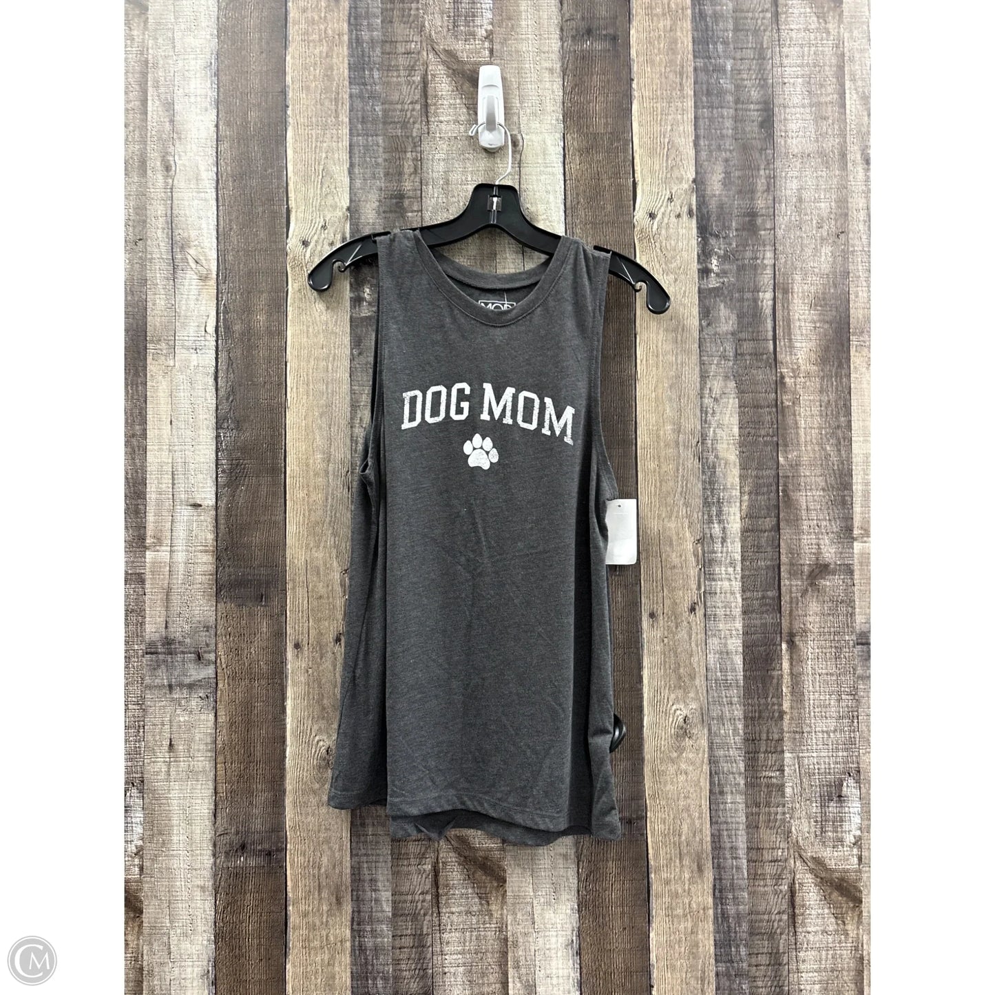 Top Sleeveless Basic By Modern Lux In Grey, Size: M