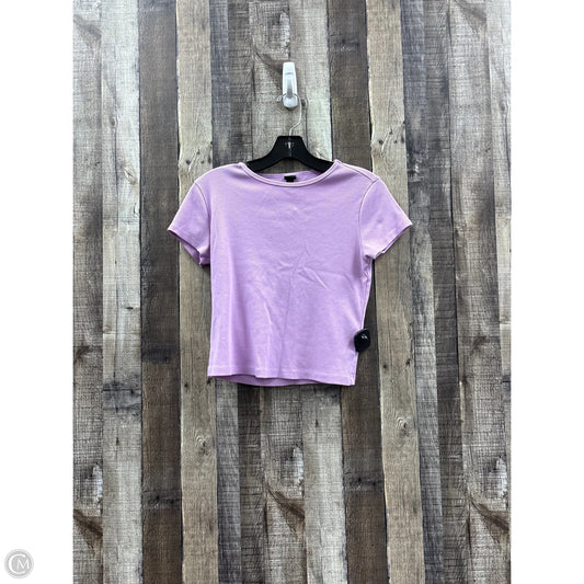 Top Short Sleeve Basic By Wild Fable In Purple, Size: S
