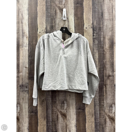 Sweatshirt Hoodie By Cme In Grey, Size: M