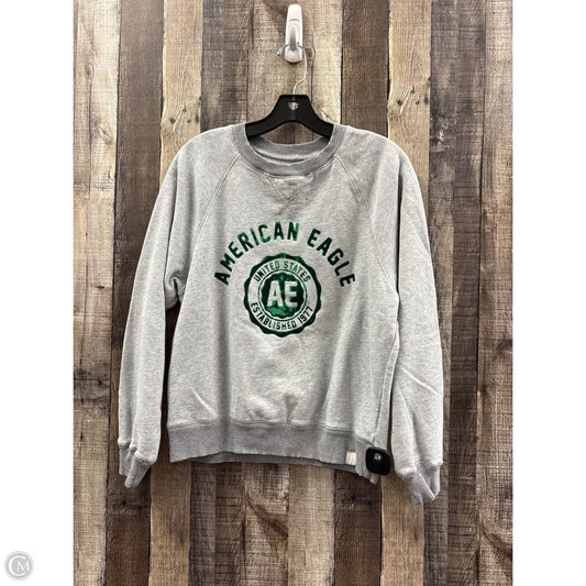 Sweatshirt Crewneck By American Eagle In Grey, Size: Xs