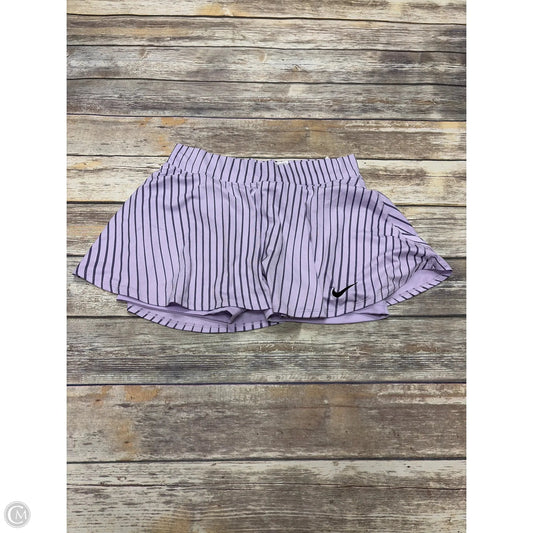Athletic Skort By Nike In Purple, Size: L