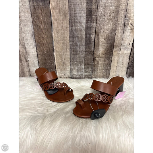 Sandals Designer By Tory Burch In Brown, Size: 9
