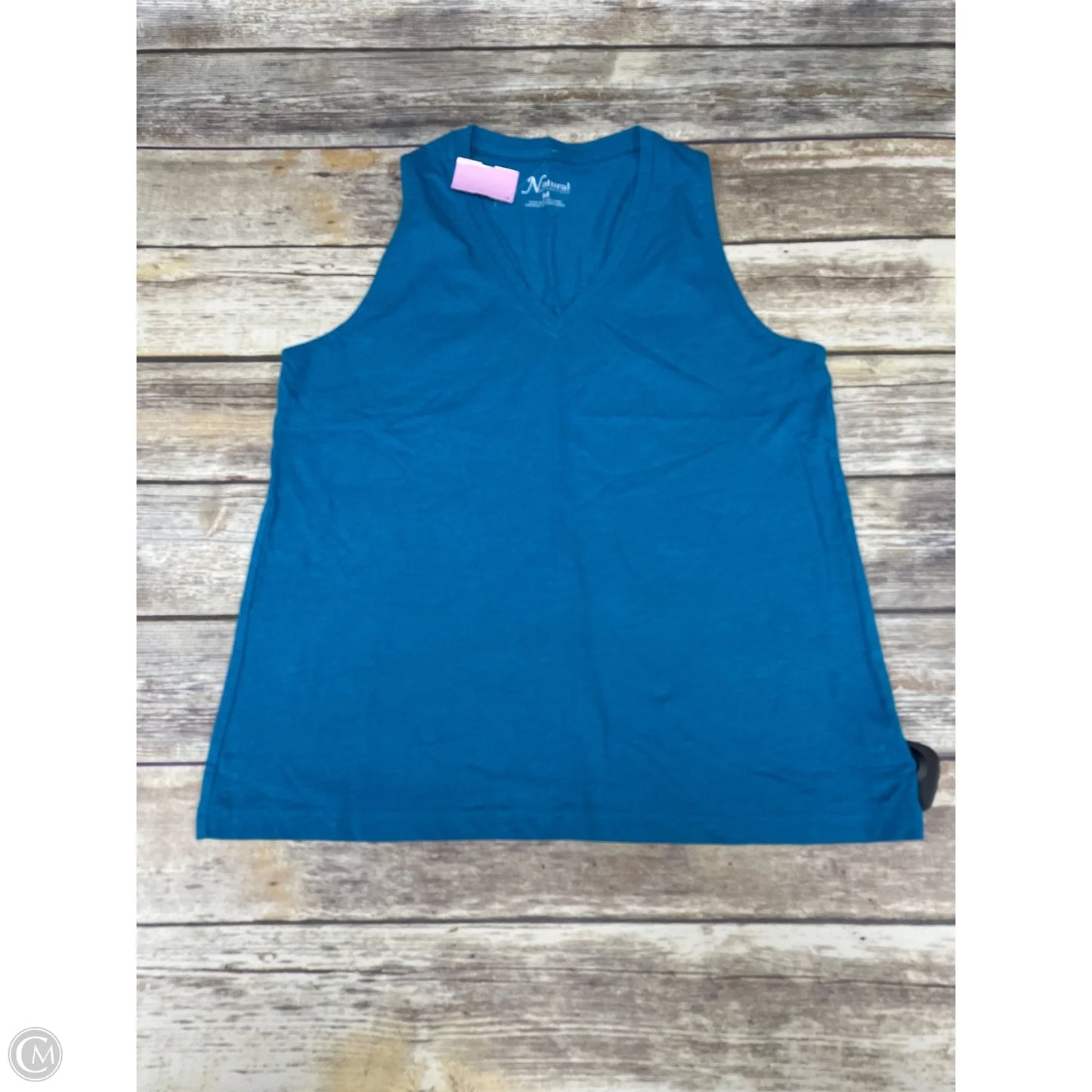 Top Sleeveless By Natural Reflections In Blue, Size: M