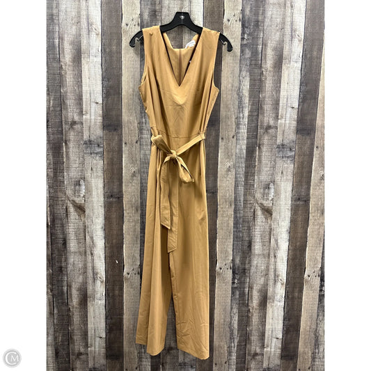 Jumpsuit By Calvin Klein In Tan, Size: L