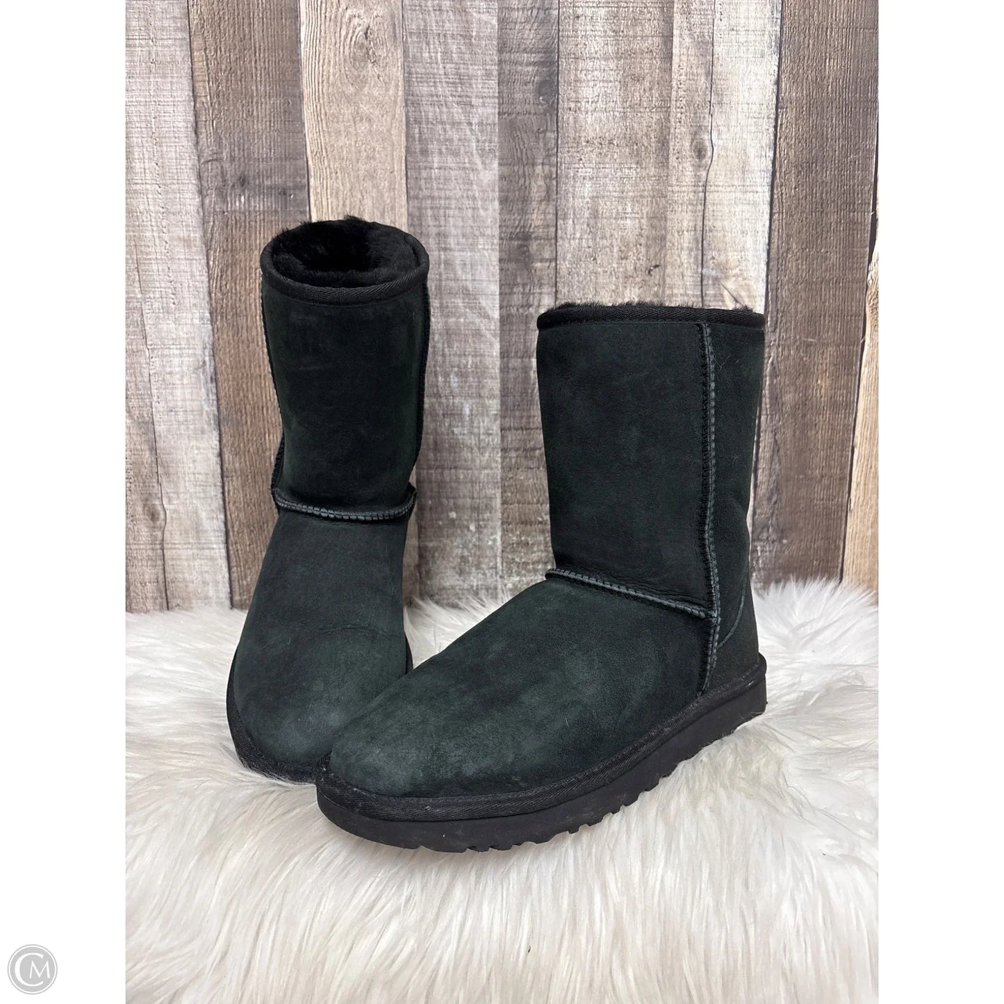 Boots Designer By Ugg In Black, Size: 9
