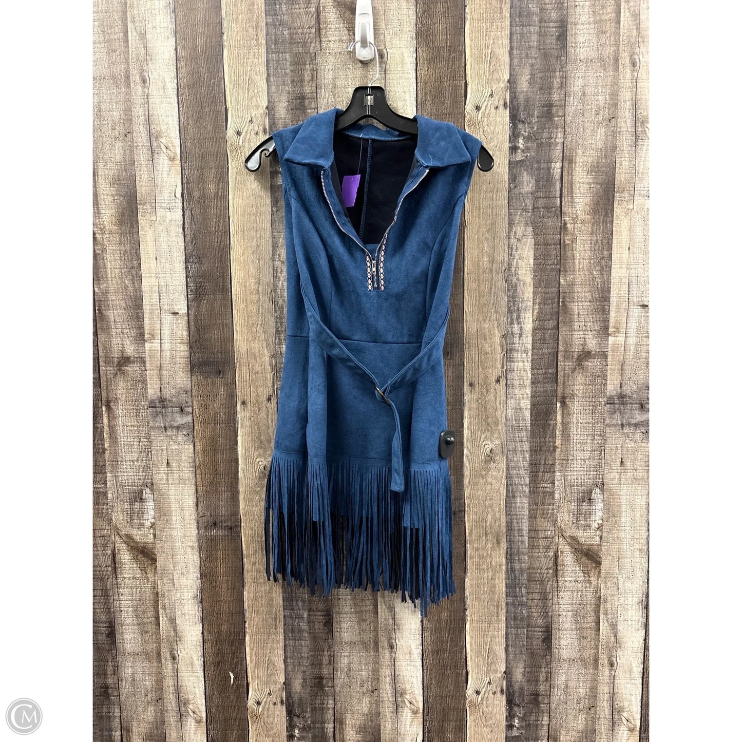 Dress Casual Short By Cmf In Blue, Size: S