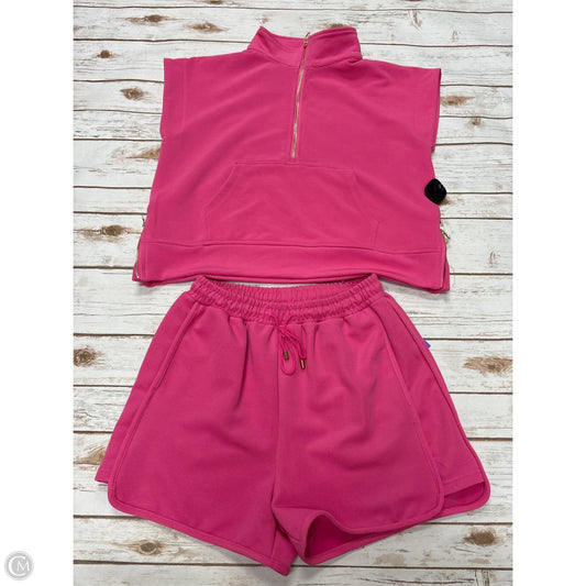 Shorts Set By Entro In Pink, Size: S