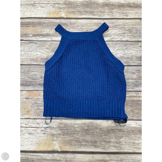 Top Sleeveless By Cme In Blue, Size: L