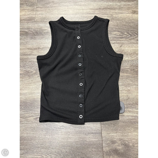 Top Sleeveless By Cmf In Black, Size: L
