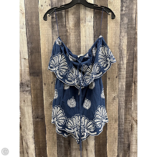 Romper By Illa Illa In Blue & White, Size: M