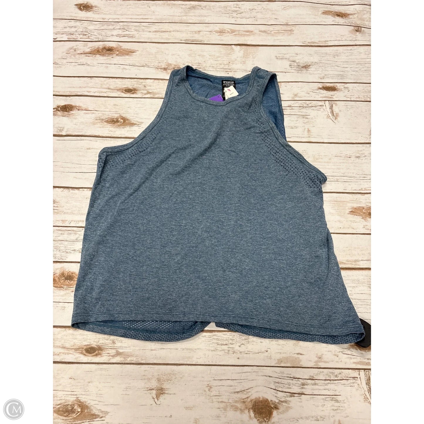 Athletic Tank Top By Pink In Blue, Size: M