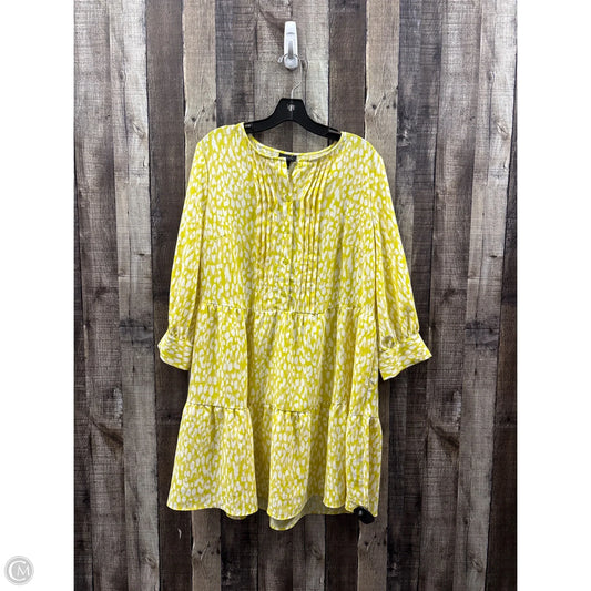 Dress Casual Short By Who What Wear In Yellow, Size: L