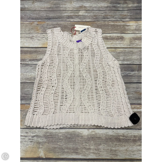 Sweater By Solitaire In Beige, Size: L