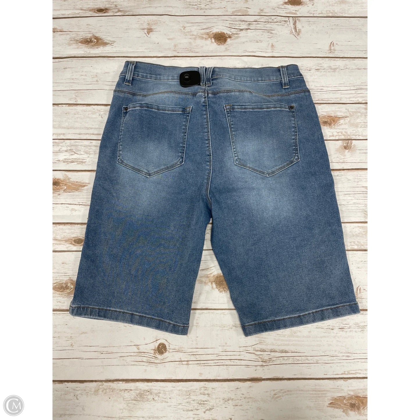 Shorts By Curve Appeal In Blue Denim, Size: 14