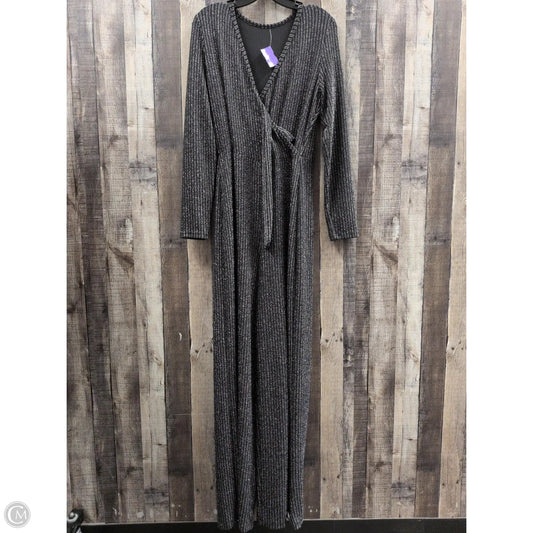 Jumpsuit By Cmf In Black & Silver, Size: L
