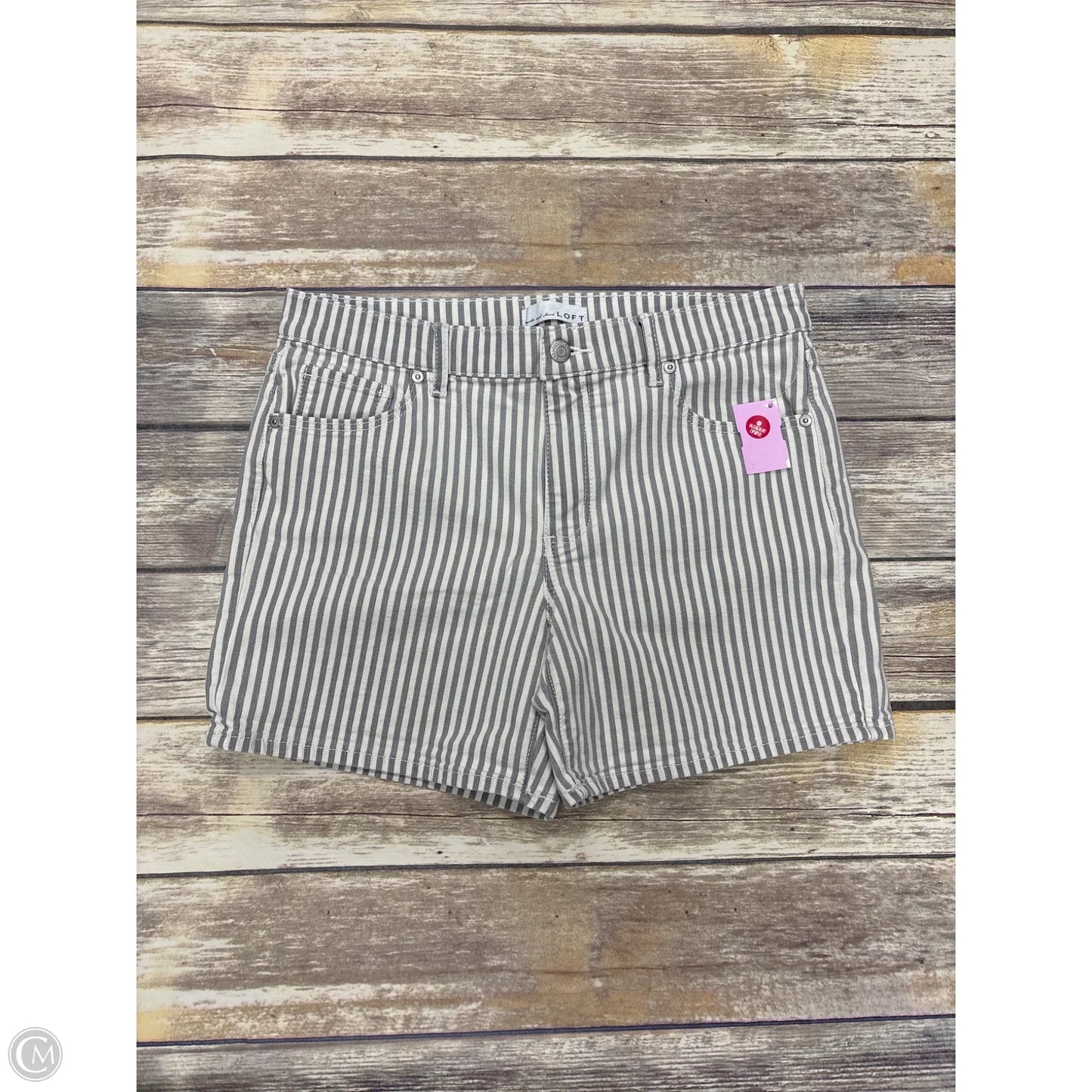 Shorts By Loft In Striped Pattern, Size: 6