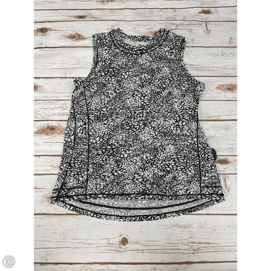 Athletic Tank Top By Athleta In Black & White, Size: Xs