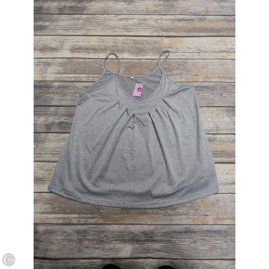 Top Sleeveless By Cmf In Grey, Size: L