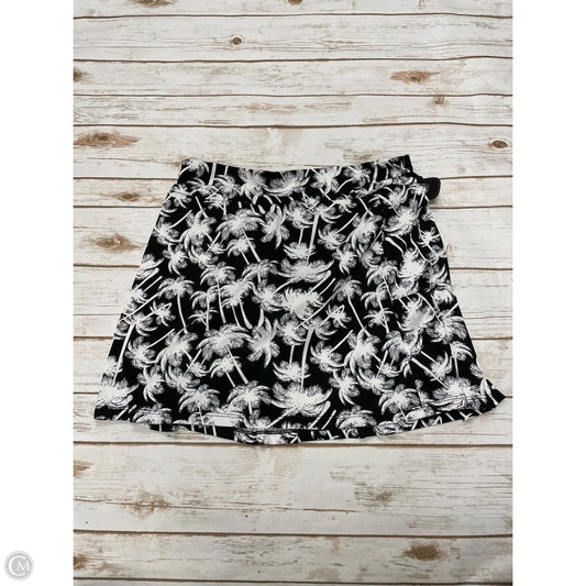 Skort By Emerald In Black & White, Size: M