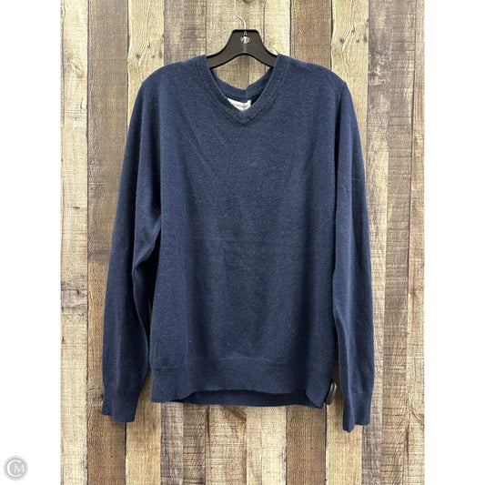 Sweater Cashmere By Nordstrom In Navy, Size: L