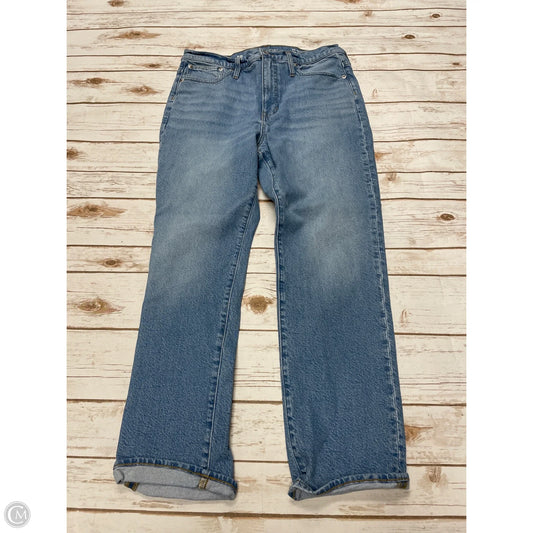 Jeans Straight By J. Crew In Blue Denim, Size: 10