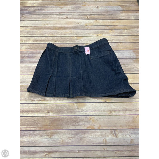 Skort By Torrid In Blue Denim, Size: 1x