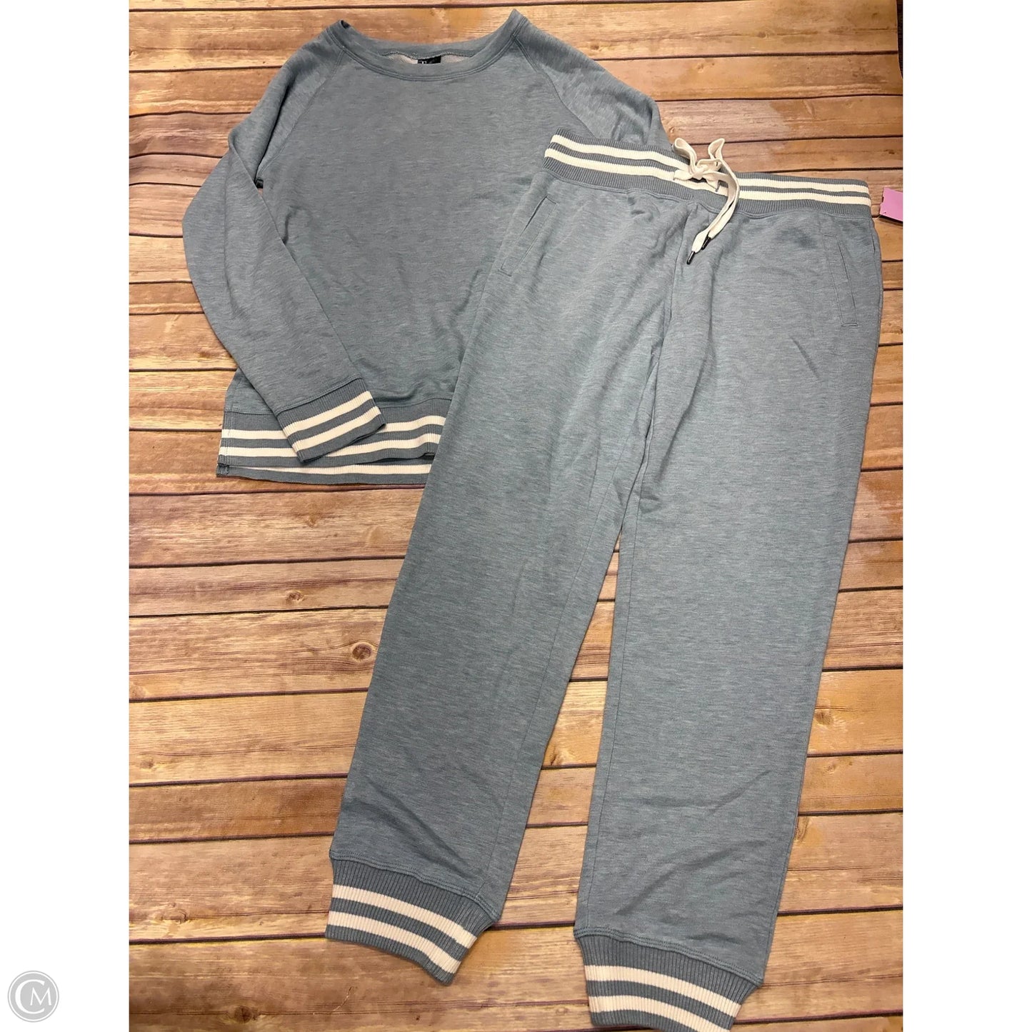 Pants Set 2pc By Felina In Blue, Size: S