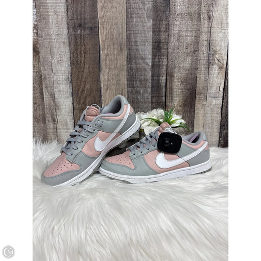 Shoes Athletic By Nike In Grey & Pink, Size: 7