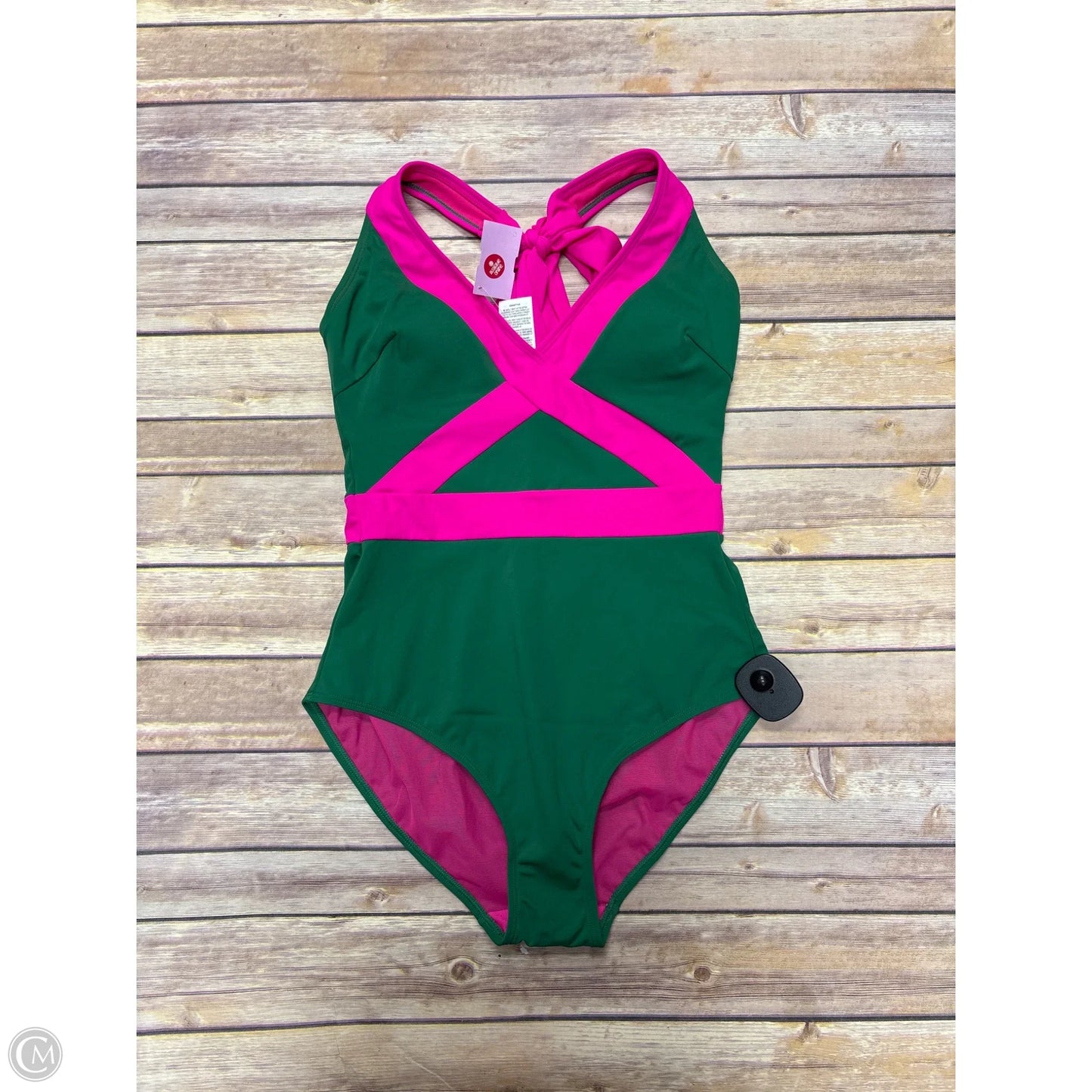 Swimsuit By Boden In Green & Pink, Size: M