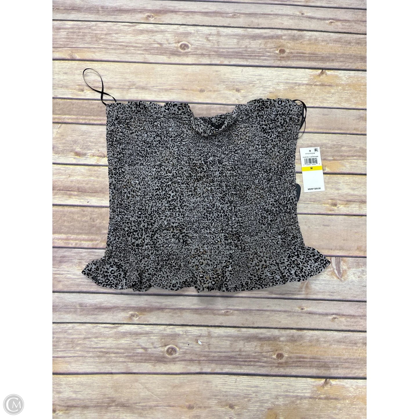 Top Sleeveless By 1.state In Animal Print, Size: M