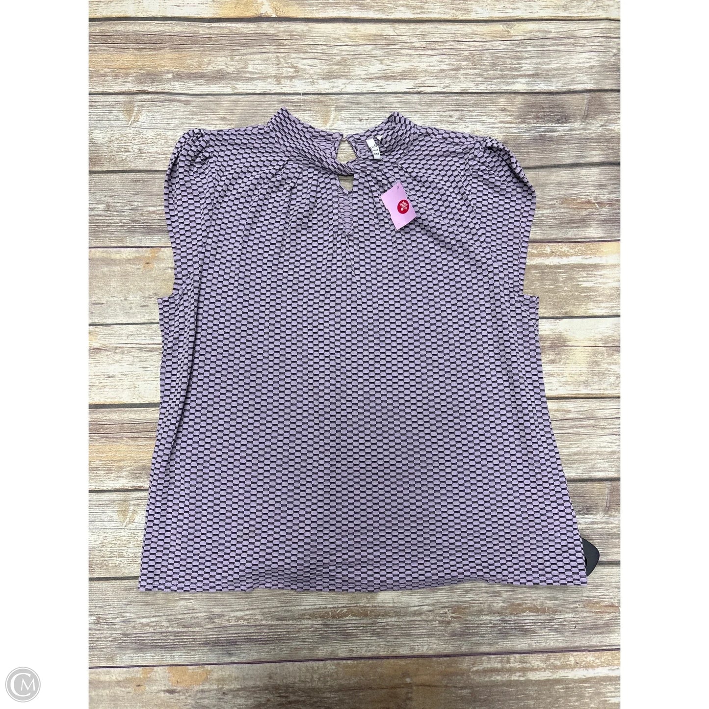 Top Sleeveless By Elle In Purple, Size: Xl