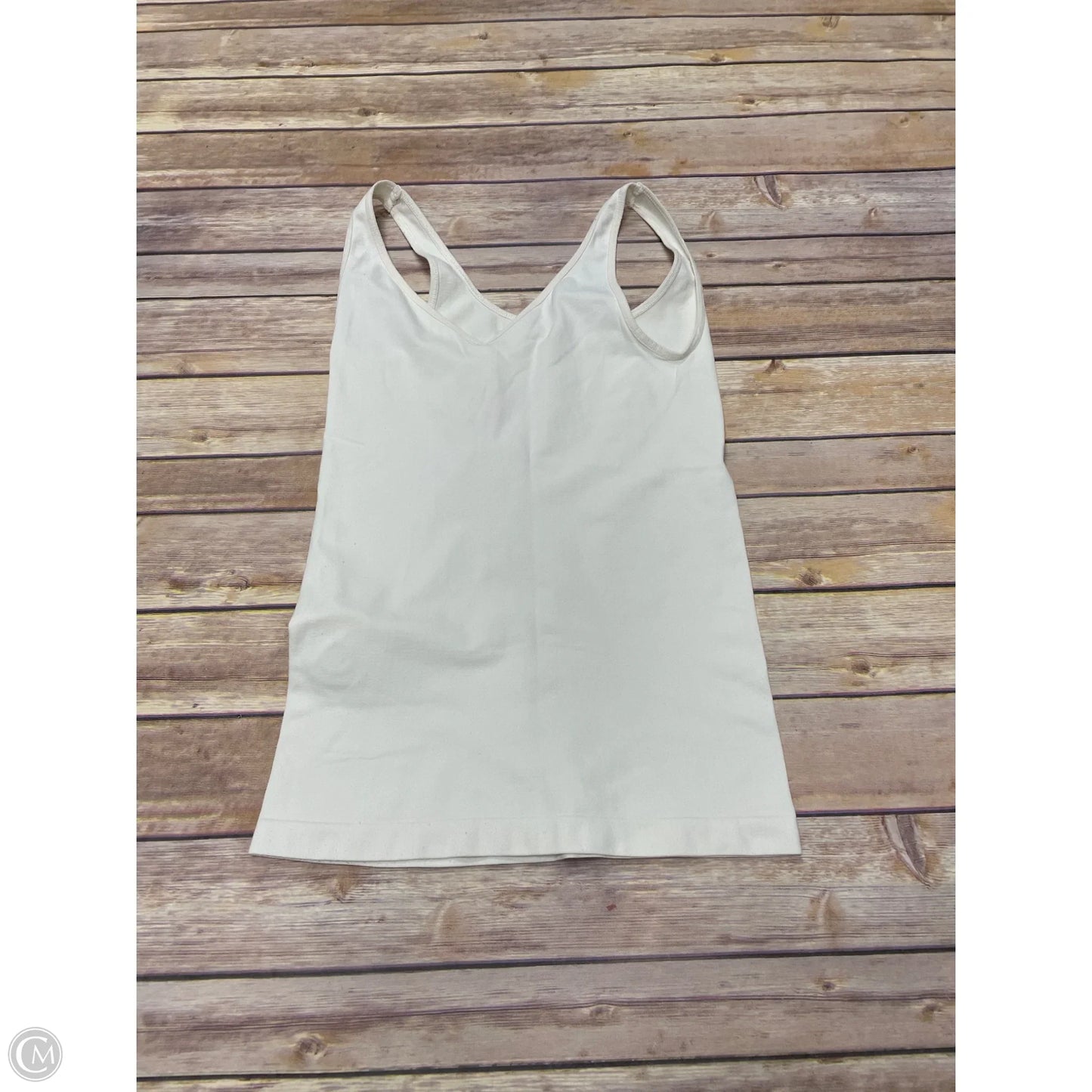Top Sleeveless Basic By Cmf In Beige, Size: S
