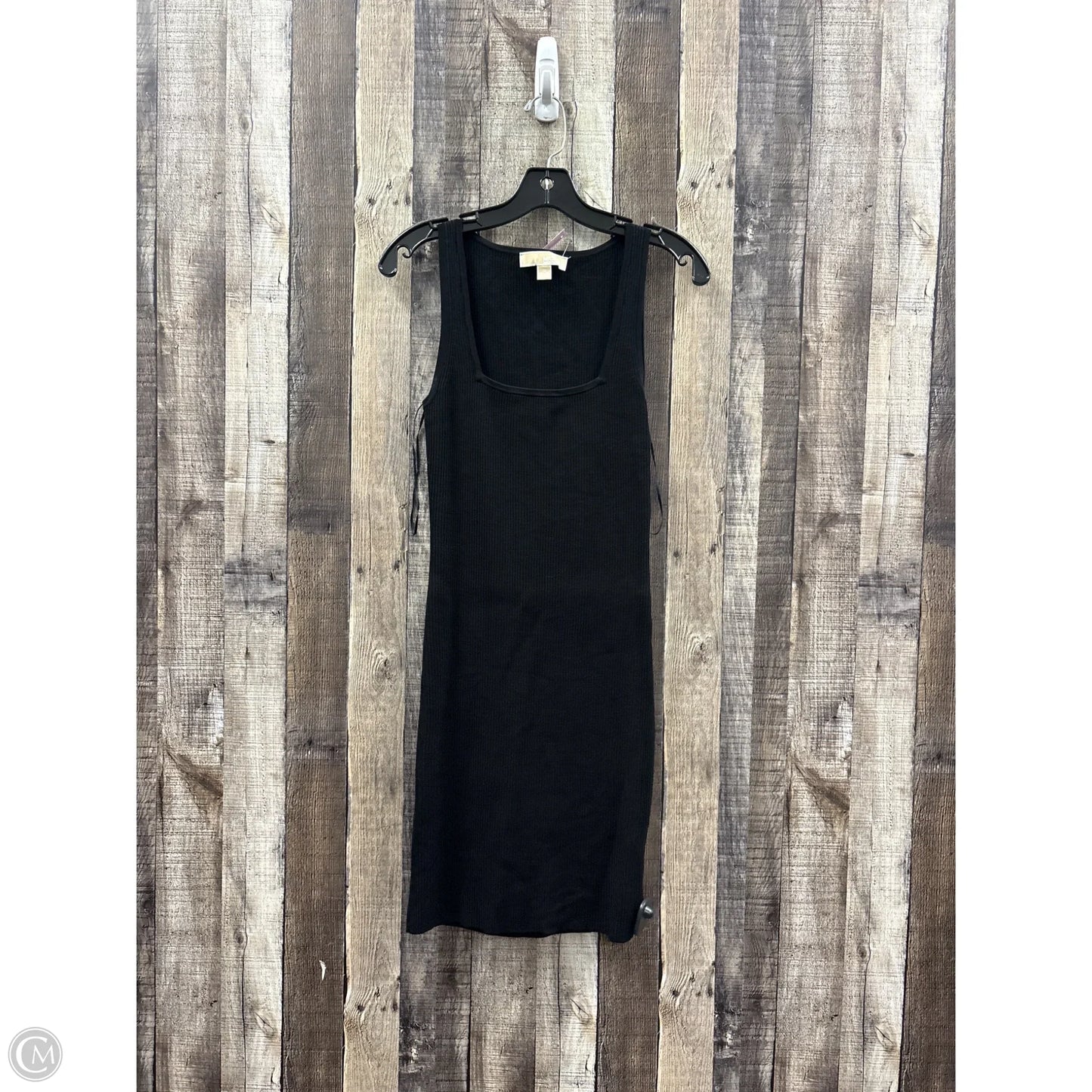 Dress Casual Midi By Michael By Michael Kors In Black, Size: M