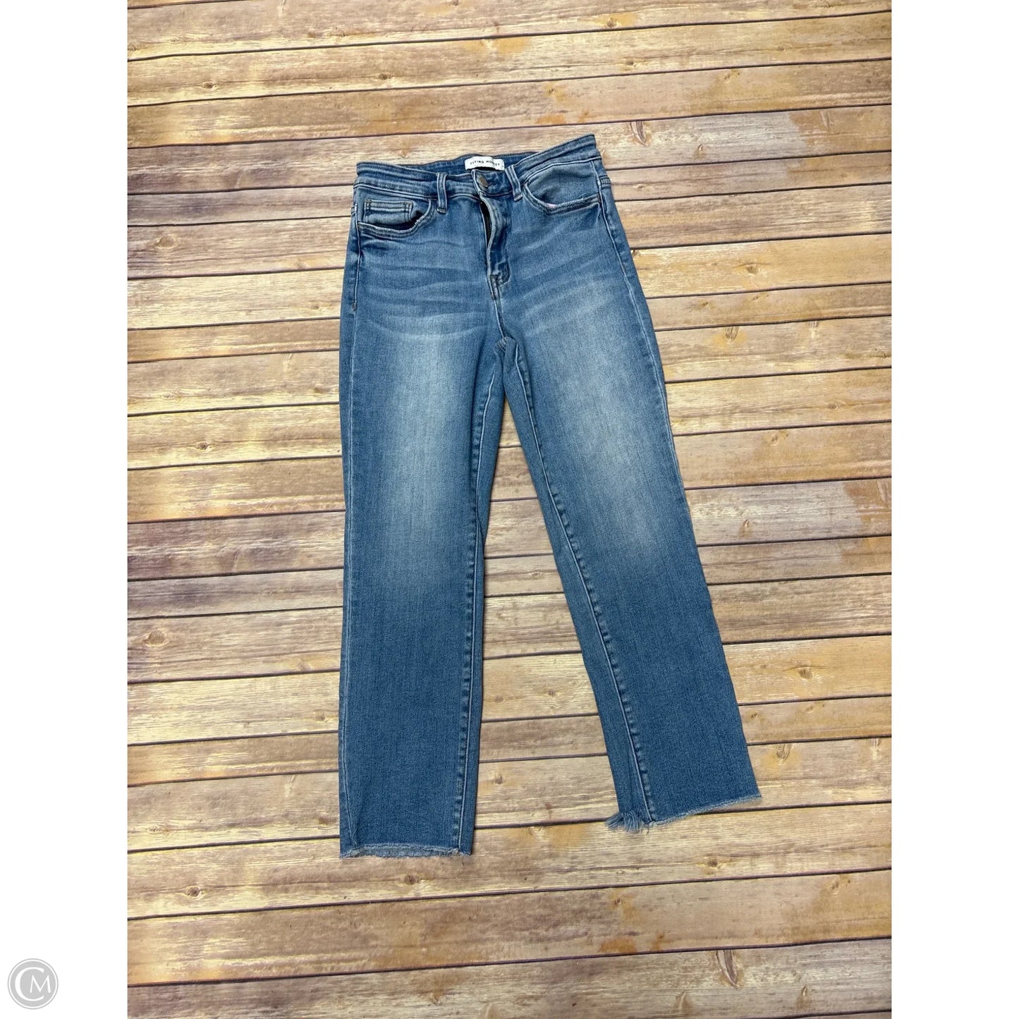 Jeans Skinny By Flying Monkey In Blue Denim, Size: 8