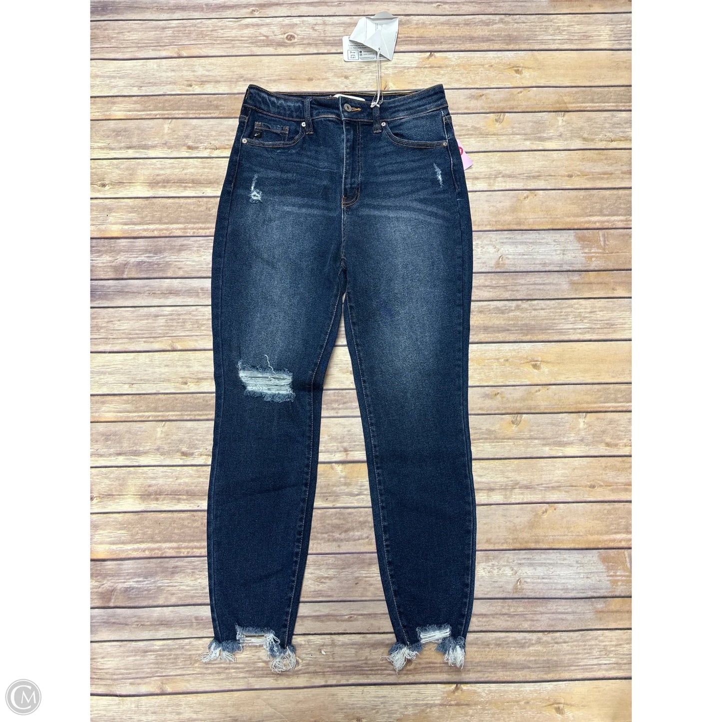 Jeans Skinny By Kancan In Blue Denim, Size: 10