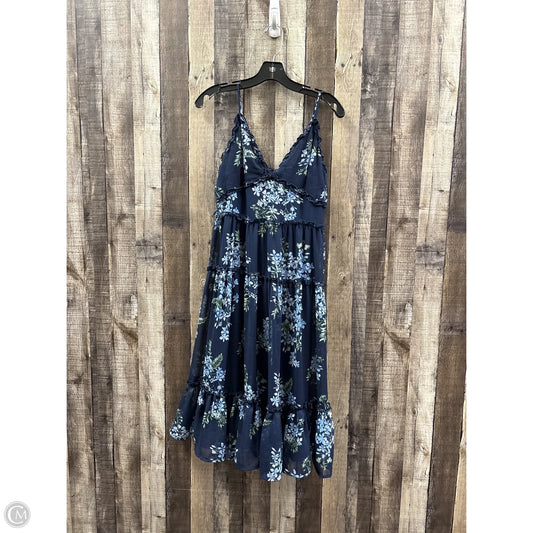 Dress Casual Midi By Blu Pepper In Blue, Size: M