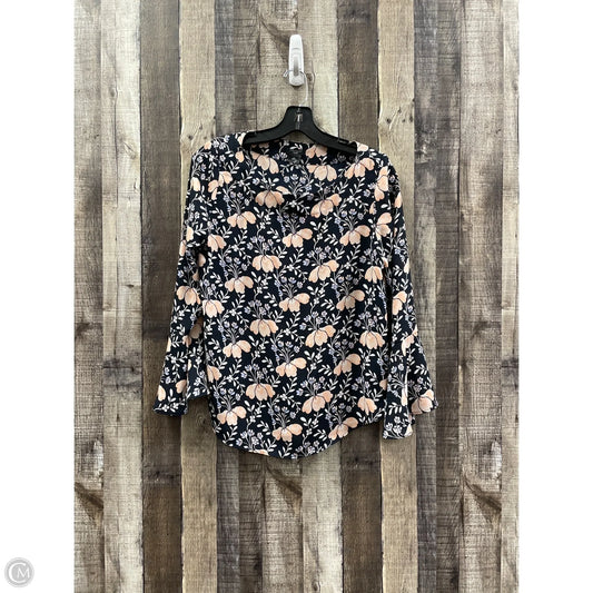 Blouse 3/4 Sleeve By Ann Taylor In Multi-colored, Size: Sp