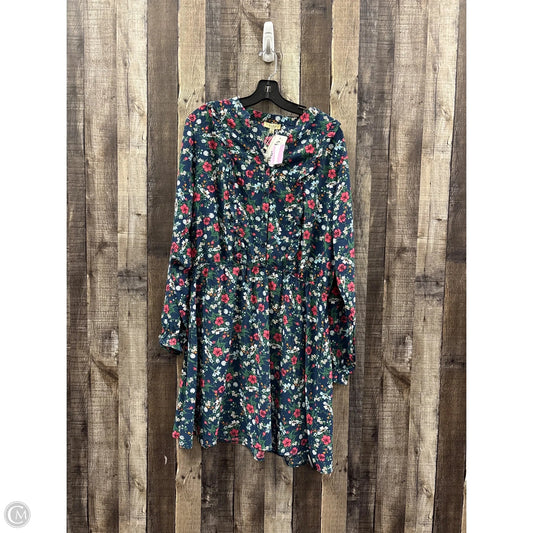 Dress Casual Midi By Kori America In Multi-colored, Size: L