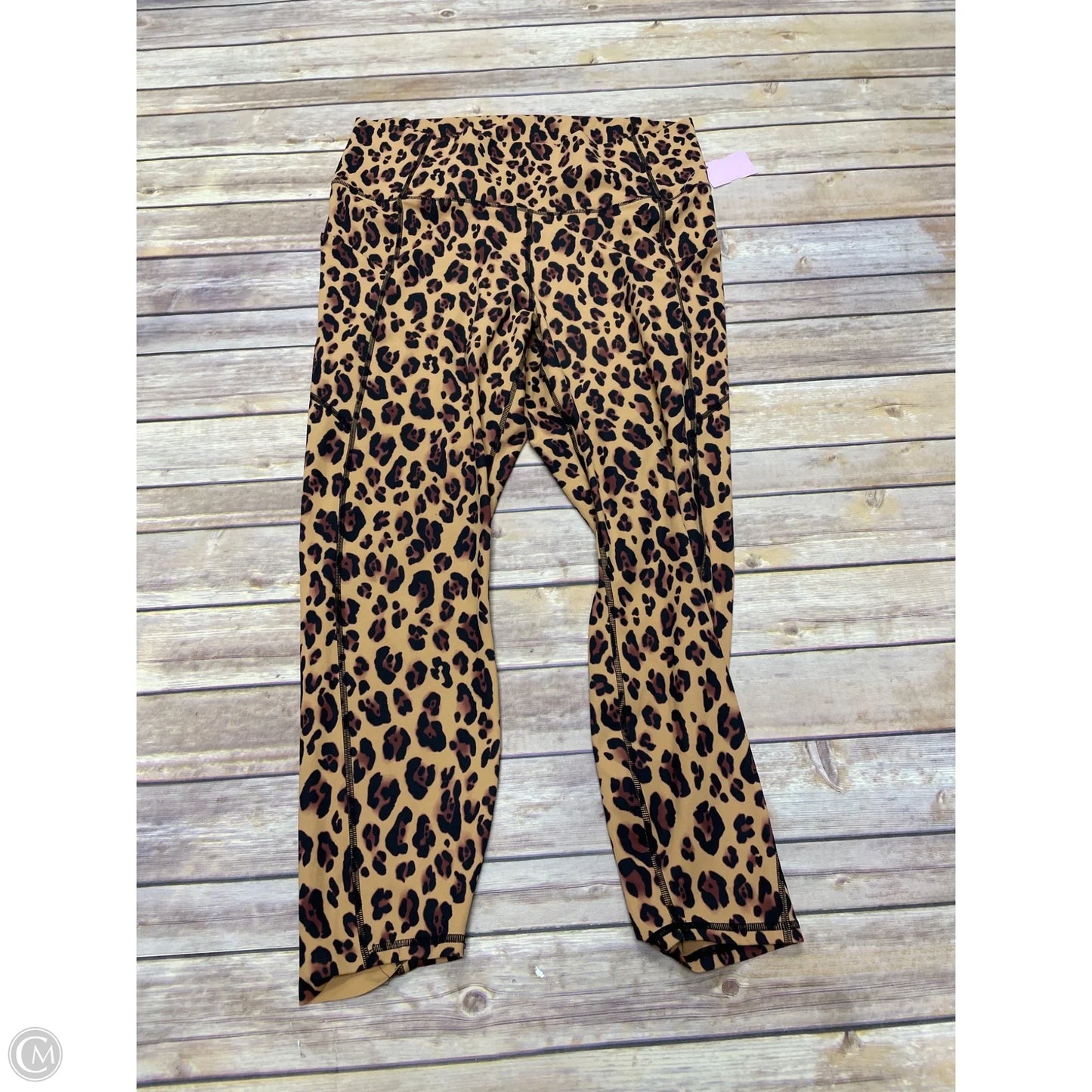 Athletic Leggings By Fabletics In Animal Print, Size: 1x