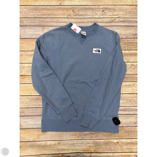 Athletic Sweatshirt Crewneck By The North Face In Blue, Size: M