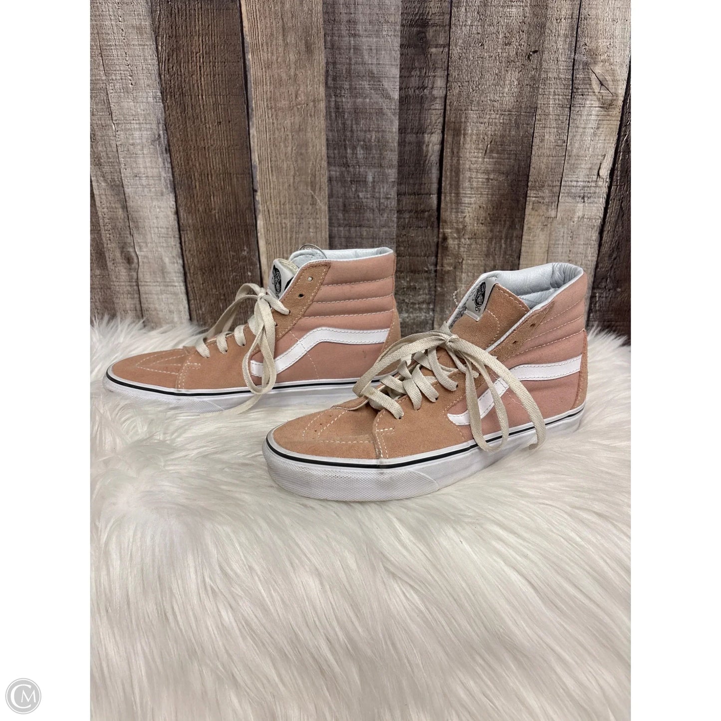 Shoes Sneakers By Vans In Coral, Size: 8
